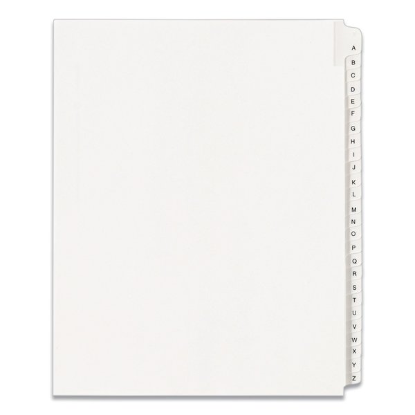 Avery Dennison Index Tab, Allstate A-Z, White, PK26 01700